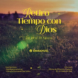 [AIG295] RETIRO TIEMPO CON DIOS