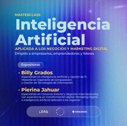 [AIG324] MASTERCLASS: IA APLICADA A LOS NEGOCIOS Y MARKETING DIGITAL - LEAD